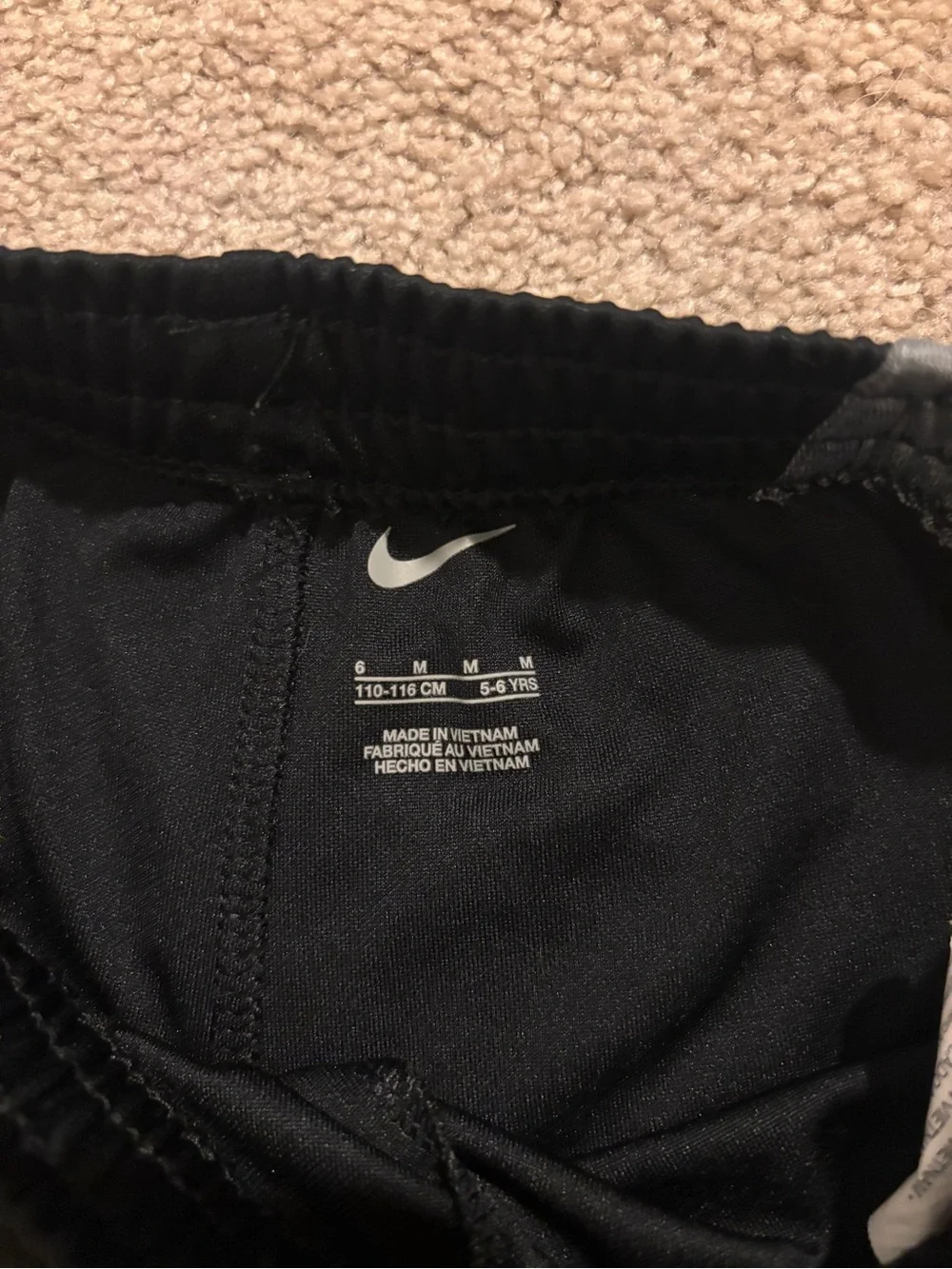 Nike Gray and Black Kids' 'Just Do It' Dri-FIT Set